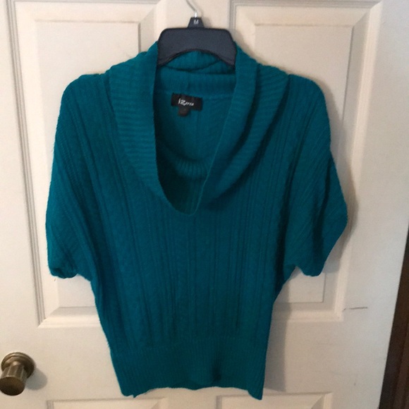 Small short sleeve teal sweater - Picture 1 of 1